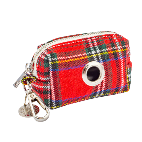 Waste Bag Holder -Beige Plaid Waste Bag Holder -Beige Plaid